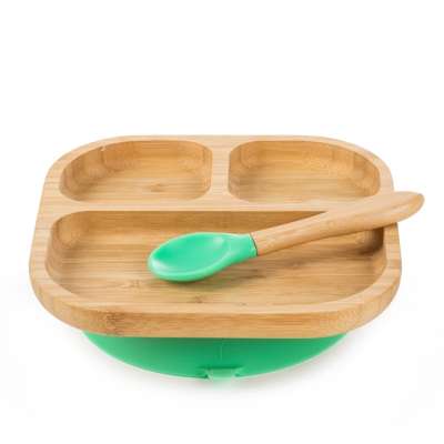 bamboo baby plate feeding plate