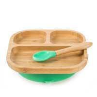 bamboo baby plate feeding plate